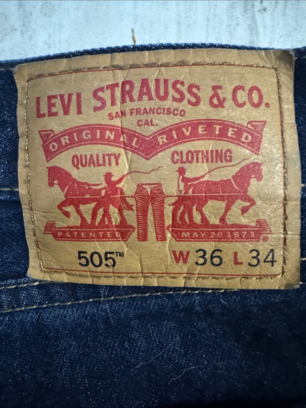 Levi's Indigo Straight-Leg Jeans - Picture 4 of 11